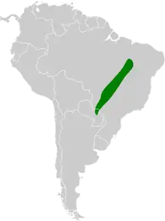 Distribuição geográfica do piolhinho-do-grotão.