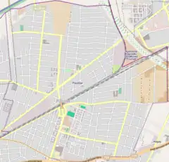 Localização de Piastów na Polónia