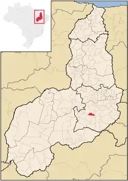 Localização de Bela Vista do Piauí no Piauí
