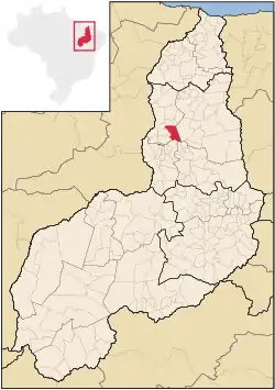 Localização de Beneditinos no Piauí