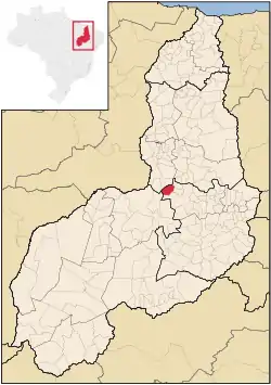 Localização de Cajazeiras do Piauí no Piauí