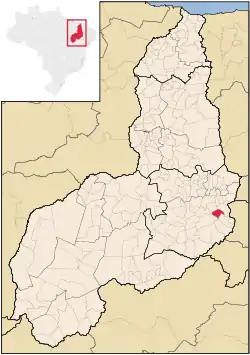 Localização de Caridade do Piauí no Piauí