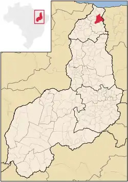 Localização de Cocal no Piauí