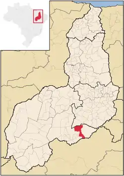 Localização de Coronel José Dias no Piauí