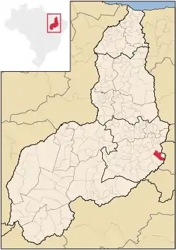 Localização de Curral Novo do Piauí no Piauí