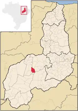 Localização de Eliseu Martins no Piauí