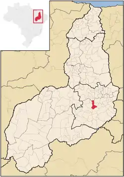 Localização de Isaías Coelho no Piauí