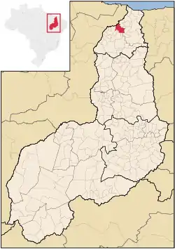 Localização de Joaquim Pires no Piauí