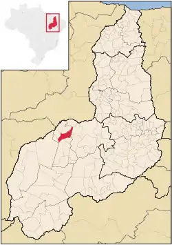 Localização de Landri Sales no Piauí