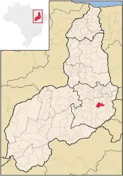 Localização de Patos do Piauí no Piauí