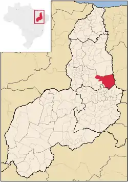 Localização de Pimenteiras no Piauí