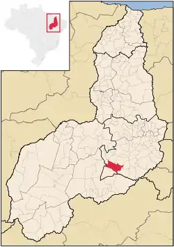 Localização de São João do Piauí no Piauí