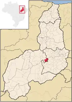 Localização de São Miguel do Fidalgo no Piauí