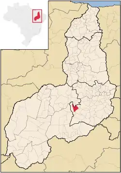 Localização de Socorro do Piauí no Piauí