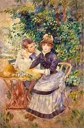 Pierre-Auguste Renoir, In The Garden 1885, Museu Hermitage, São Petersburgo