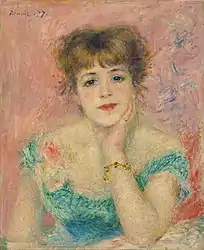 Retrato de Jeanne Samary, 1877, Pushkin Museum, Moscou