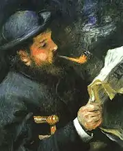 Renoir: Retrato de Claude Monet