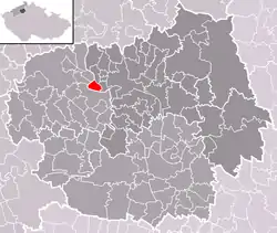 Localização de Píšťany