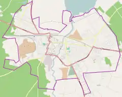 Localização de Pisz na Polónia