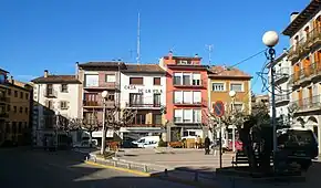 Plaça Major de Prats de Lluçanès