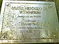 Placa do Museu Histórico de Witmarsum.