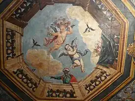 Tecto da sala do boticário do l'Hôtel-Dieu de Thoissey