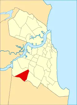 Localização do Planalto em Natal