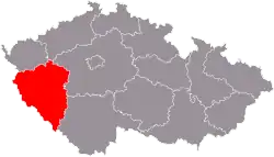 Localização de Plzeň na República Checa