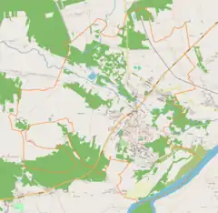 Localização de Połaniec na Polónia