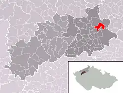 Localização de Počedělice