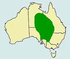 Mapa de distribuição