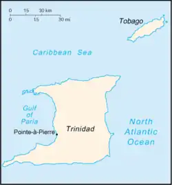 Localização de Pointe-à-Pierre