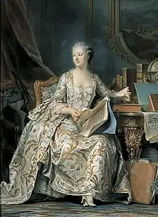 Madame Pompadour. França, c. 1750.