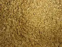 Mingau de aveia, antes de cozinhar