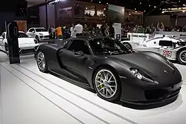 O 918 Spyder no Salão do Automóvel de São Paulo de 2014