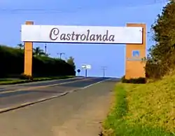 Portal de Castrolanda, município de Castro.