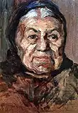 Portret starice, 1914 ou 1915
