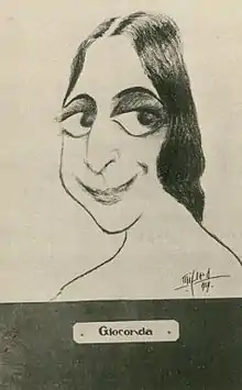 Gioconda. Postal. 1919.