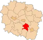 Localização do Condado de Aleksandrów na Cujávia-Pomerânia.