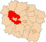 Localização do Condado de Bydgoszcz na Cujávia-Pomerânia.