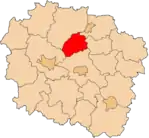 Localização do Condado de Chełmno na Cujávia-Pomerânia.