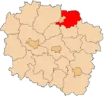 Localização do Condado de Grudziądz na Cujávia-Pomerânia.