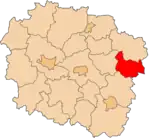 Localização do Condado de Rypin na Cujávia-Pomerânia.