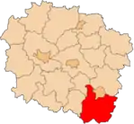 Localização do Condado de Włocławek na Cujávia-Pomerânia.