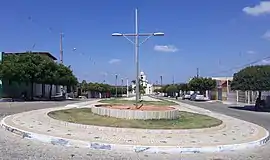 Praça Irineu Cavalcante de OliveiraAo fundo a capela de São José (2018)