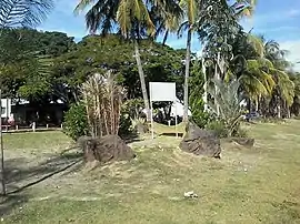 Praça na Praia da Lua, em Cachoeira Dourada