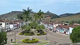 Praça da Matriz, no centro histórico da cidade
