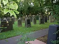 Cemitério na seção 21