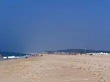 Praia do Meco, parte não naturista (a Norte)