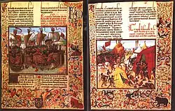 Dado colorido com pano de fundo quadriculado